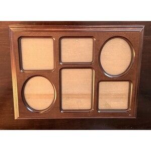 Vintage Bombay Company Mahogany Wood  Photo Storage And Display Box Lined